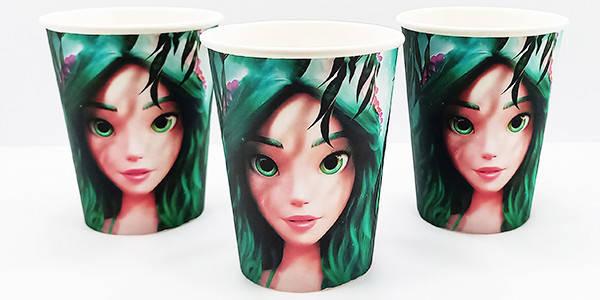 Склянки для дитячого Дня народження "Мавка", лісова пісня ", фото 1