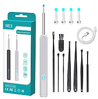 Отоскоп бороскоп 3.6 мм Wi-Fi HD — багатоцільовий ендоскоп для телефону Android та iOS PN3W