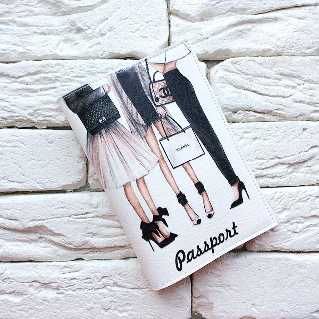 Обкладинка на паспорт Ноги, фото 1