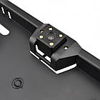 Камера заднього виду в номерній рамці 4LED / Рамка з камерою заднього виду / Авторамка, фото 7