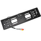 Камера заднього виду в номерній рамці 4LED / Рамка з камерою заднього виду / Авторамка, фото 3