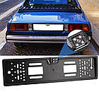 Камера заднього виду в номерній рамці 4LED / Рамка з камерою заднього виду / Авторамка, фото 2