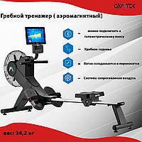 Гребной тренажер Gymtek аэромагнитный, для гребли , для фитнеса.