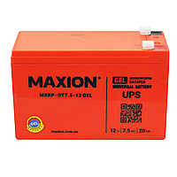 Аккумулятор MAXION GEL (12V 7,5Аh)