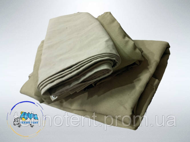 Купить Тент брезентовый с люверсами (брезент водостойкий 430 г/кв.м ...