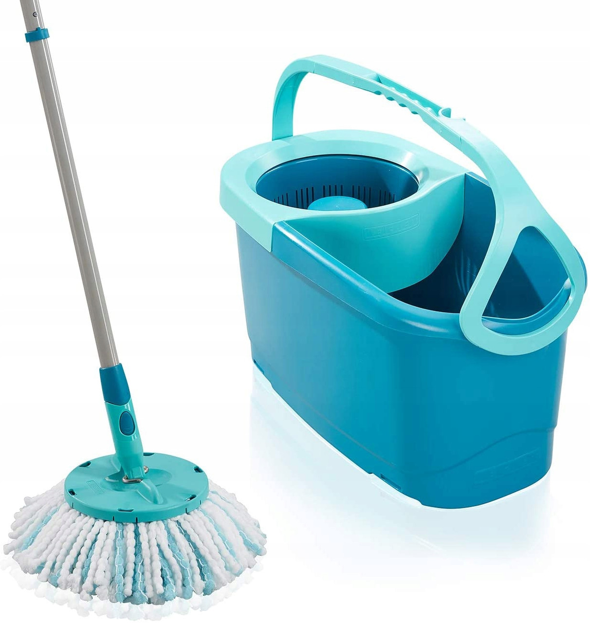 Набір для прибирання Leifheit Clean Twist Disc Mop Ergo Швабра + Відро з віджиманням (52101)