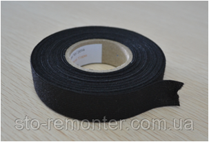 Автомобільна ворсиста (мохната) клейка стрічка 19 mm x 15m із флісової тканини, товщина 250 мікронів