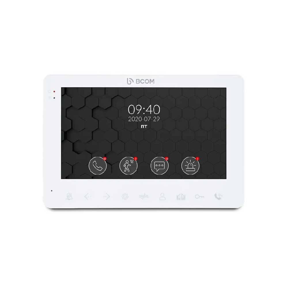 Відеодомофон 7" BCOM BD-780FHD White з детектором руху і записом відео