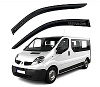 Дефлекторы окон ветровики Opel Vivaro I 2001-2014 широкие 110 мм (скотч) AV-Tuning