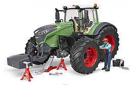 Іграшка Bruder Трактор Fendt 1050 Vario з фігуркою та аксесуарами для ремонту (04041)