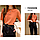 Стильна жіноча футболка вільного крою з подовженим рукавом "Orange" (помаранчевий), фото 3