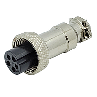 Роз'єм GX12 MIC 325 F кріплення на кабель, 5pin