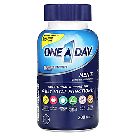 One A Day Men's Multivitamin — Мультивітаміни для чоловіків (200табл.) ( Термін придатності)