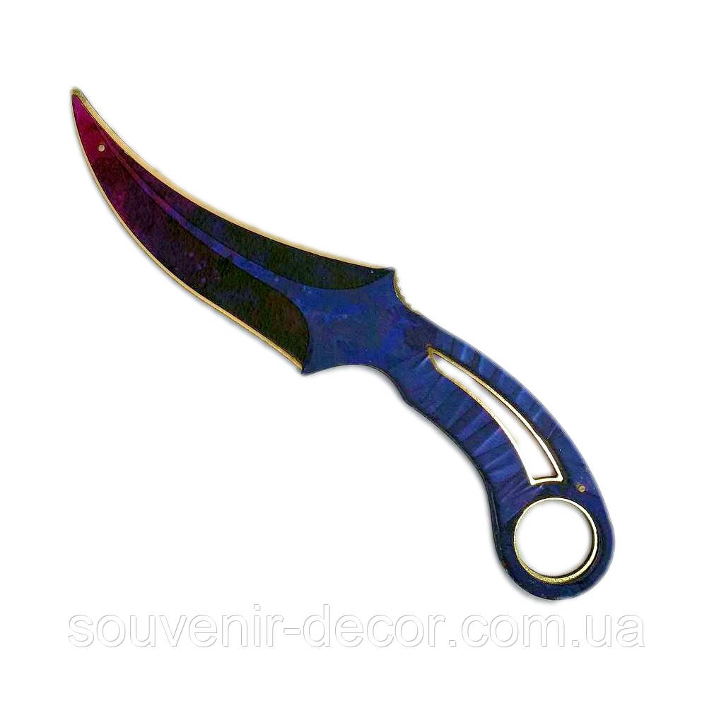 Дерев'яний дитячий ніж FANG OBSIDIAN з STANDOFF 2, іграшкова зброя, фото 1