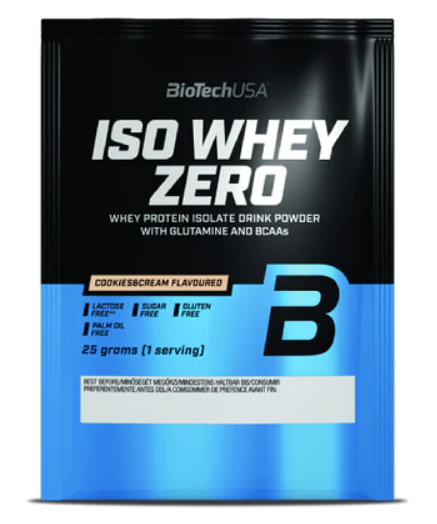 Протеїн Iso Whey Zero BioTech 25 г Печиво - Крем, фото 1