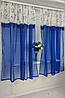 Кухонні штори "Люссьє" Квіточка Синя, фото 7