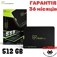 SSD 512GB жорсткий диск BR 2.5 дюймів SATA 3 (ГАРАНТІЯ 36 місяців) - чорний