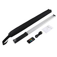 10 Вт Постійне світло LED-метал світловий з пультом — світлодіодний освітлювач Puluz PU460B 10 W (RGB) 3200-5600K, фото 3