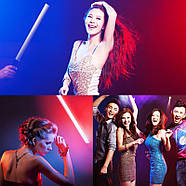 10 Вт Постійне світло LED-метал світловий з пультом — світлодіодний освітлювач Puluz PU460B 10 W (RGB) 3200-5600K, фото 8