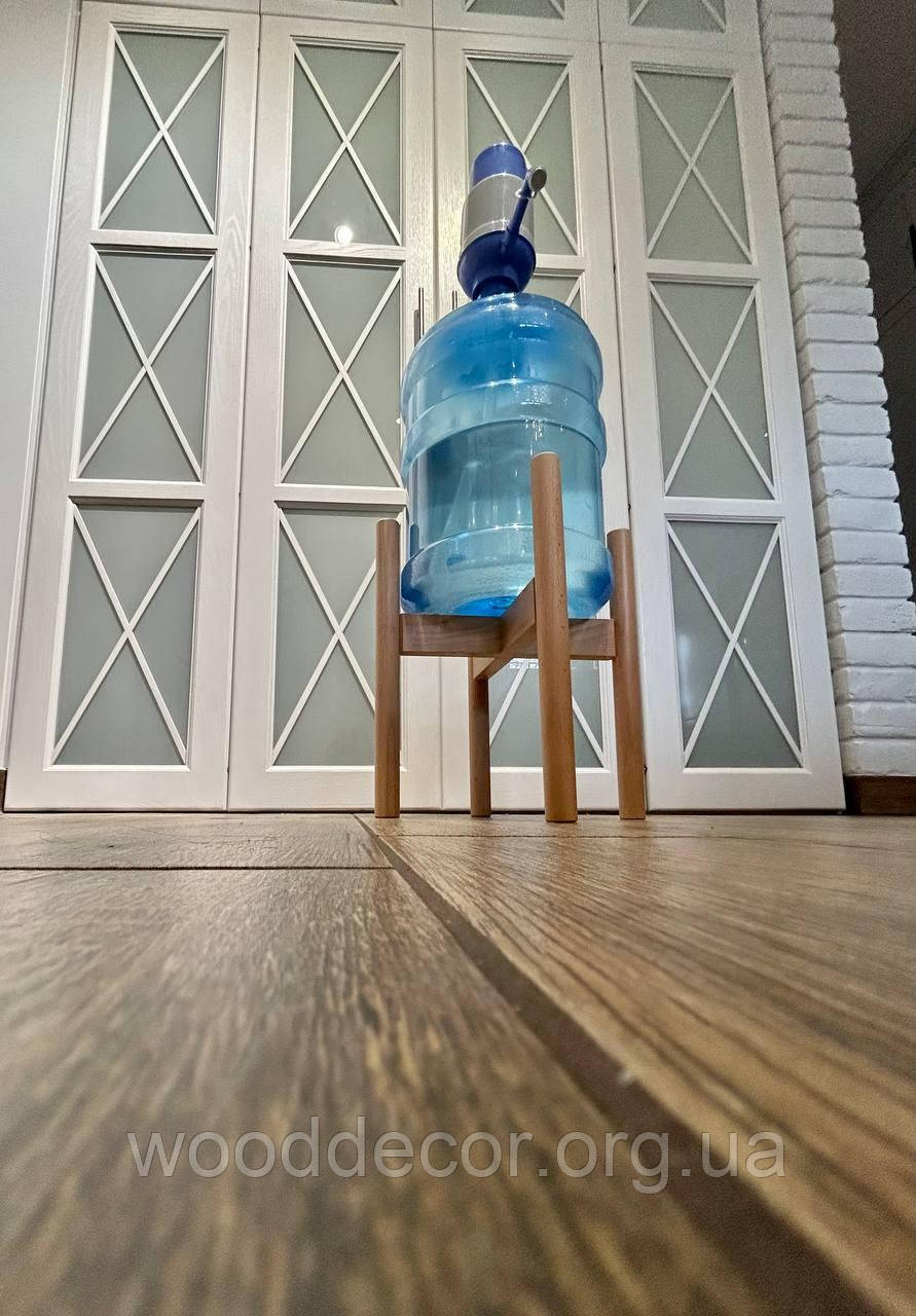 Купить Подставка под бутыль с водой WoodDecor под лаком, цена 450 ...