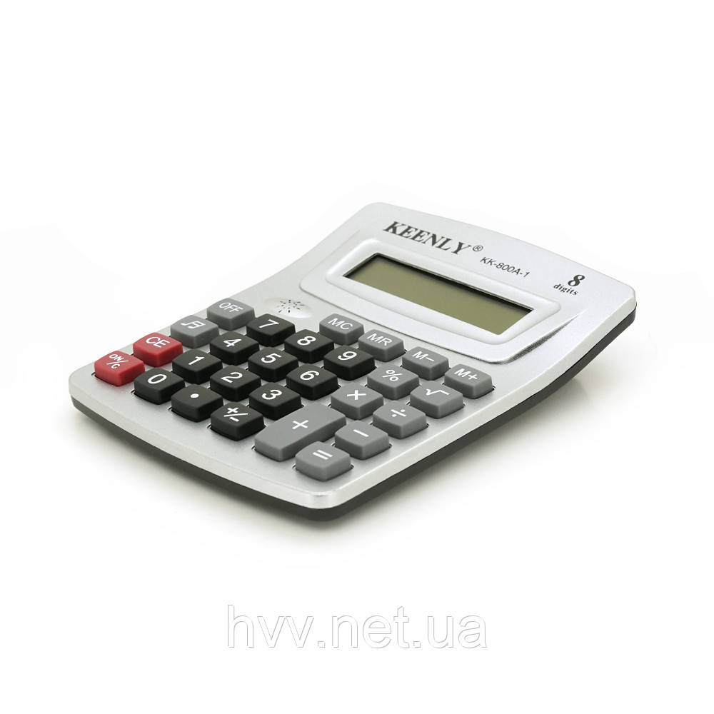 Калькулятор Офисный KEENLY KK-800A-1, 27 Кнопок, Размеры 140*110*30мм ...