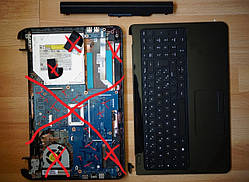 РОЗБОРКА HP 15, 15-r, Pavilion 15 (Корпус, Піддон, Топкейс, WiFi, Акумулятор, DVD привід)