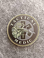 Шеврон патч нашивка погон Круглий Tactical Medic