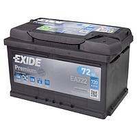 Аккумулятор автомобильный 72Ач 720А "+" справа EXIDE ( ) EA722-EXIDE
