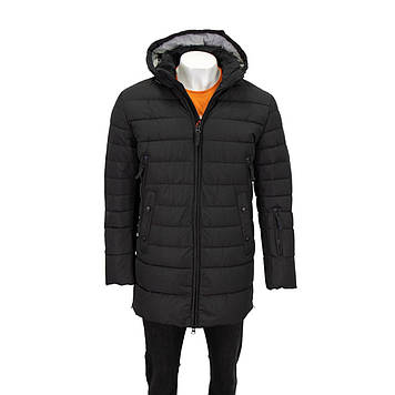 Куртка чоловіча Kings Wind (зимова) 6H12 ЧОРНА 100% поліестер. Утеплювач: Біо пух 48(Р)