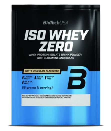 Протеїн Iso Whey Zero BioTech 25 г Білий шоколад, фото 1