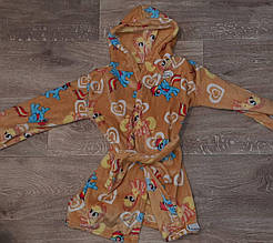 Дитячий халат для дівчинки махровий "Поні"