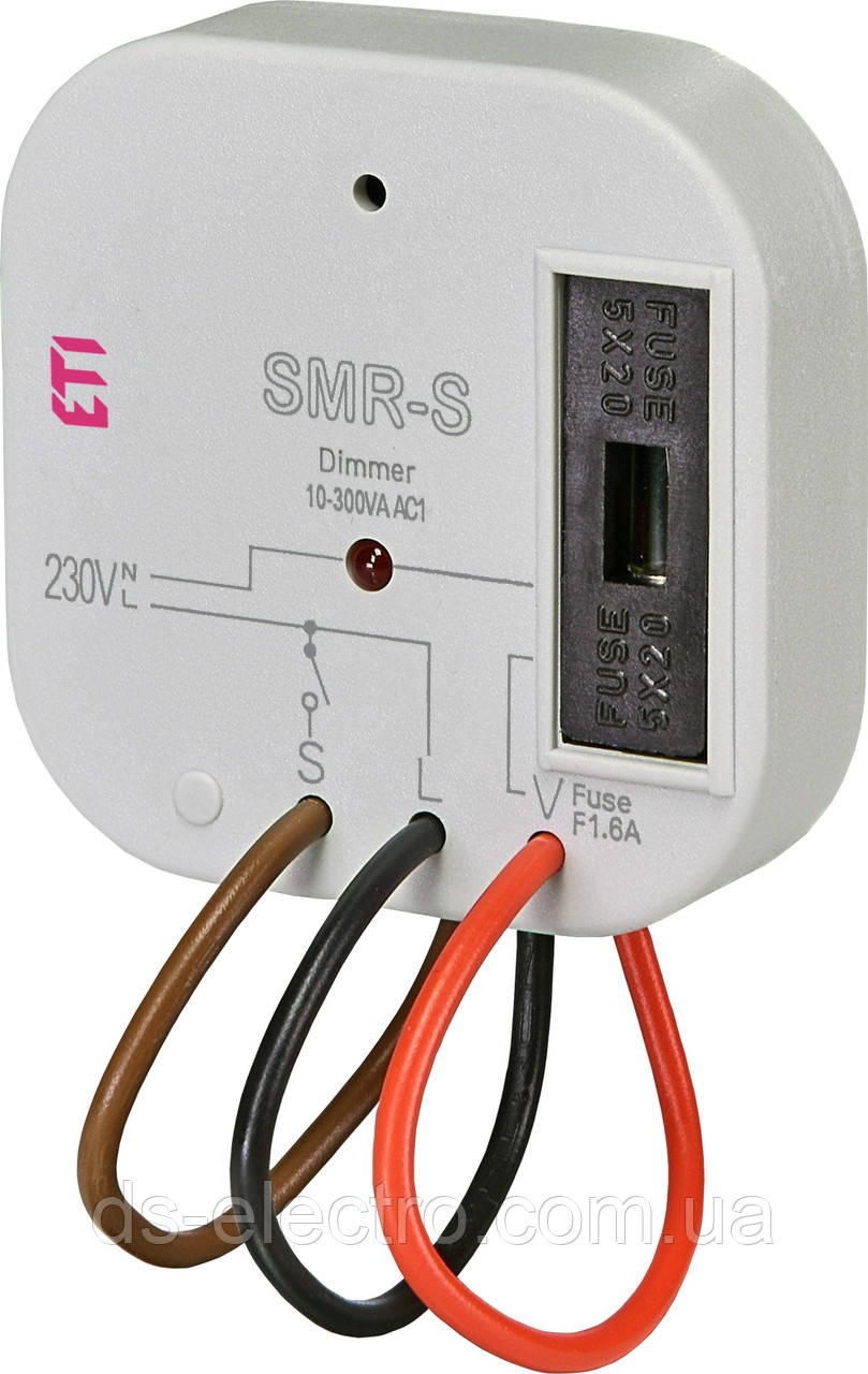 Диммер SMR-S (до 300W, активн.+индукт.навантаження) (в монтажну коробку)