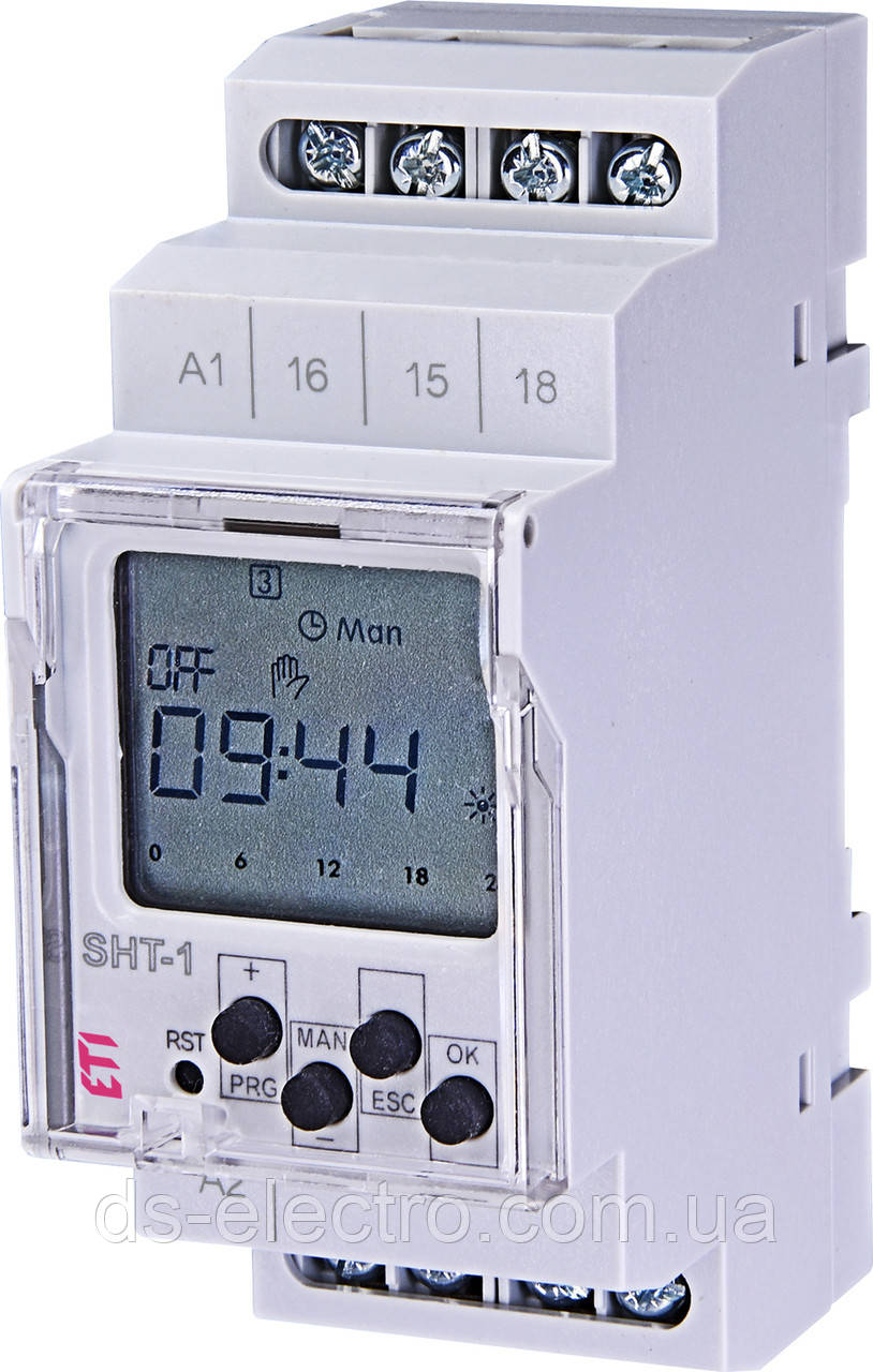 Програмоване цифрове реле SHT-1 230V AC (1x16A_AC1)