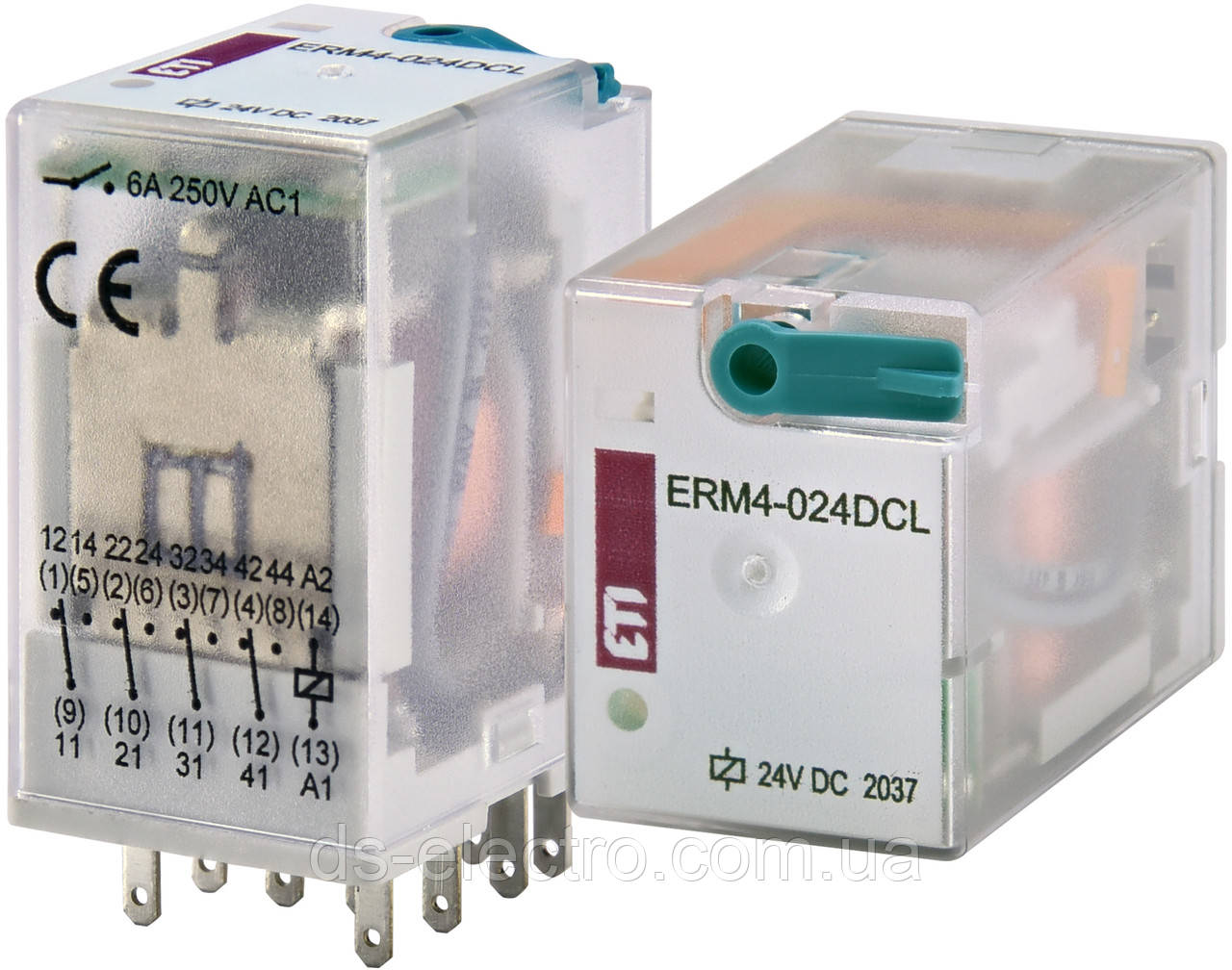 Електромеханічне Реле ERM4-024DCL 4p