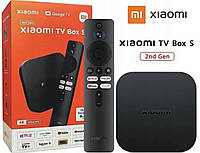 Приставка Xiaomi Mi Box S 4K Gen2 смарт бокс smart TV stick т2 плеер