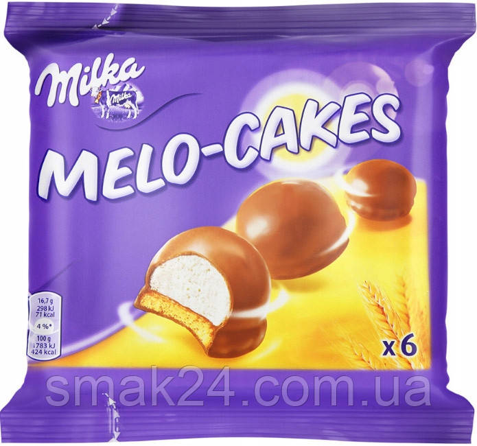 Тістечко Milka Melo-Cakes 6 шт./100г Бельгія