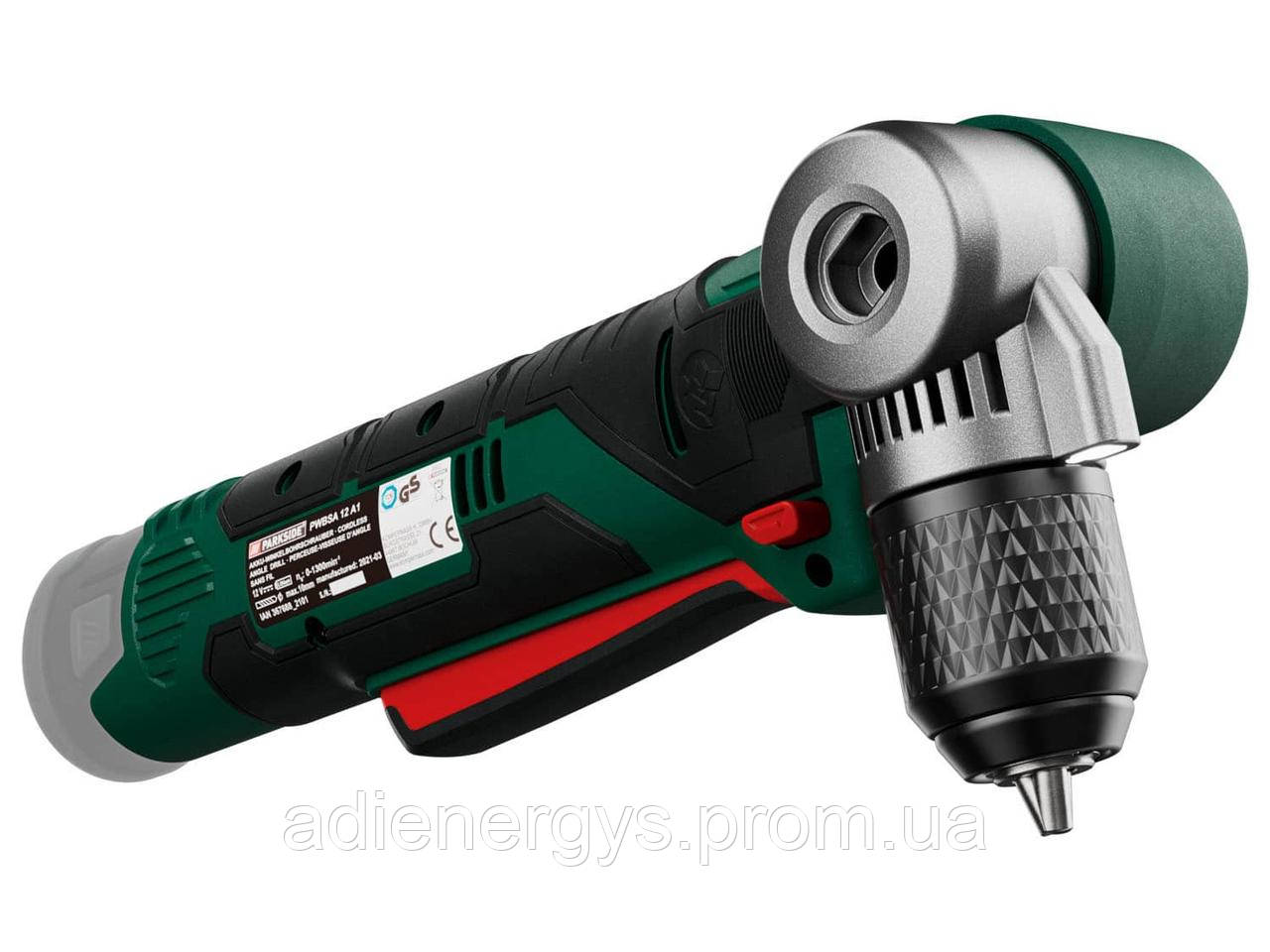 Аккумуляторная угловая дрель шуруповерт PARKSIDE PWBSA 12 A1 без АКБ ...