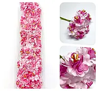Пион раскрытый / цена за упаковку - 6 цветка / искусственные цветы / розовый