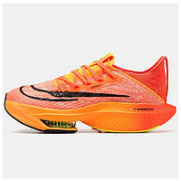 Мужские / женские кроссовки Nike Air Zoom Alphafly Next% 2 Orange, оранжевые найк аир зум альфафлай некст