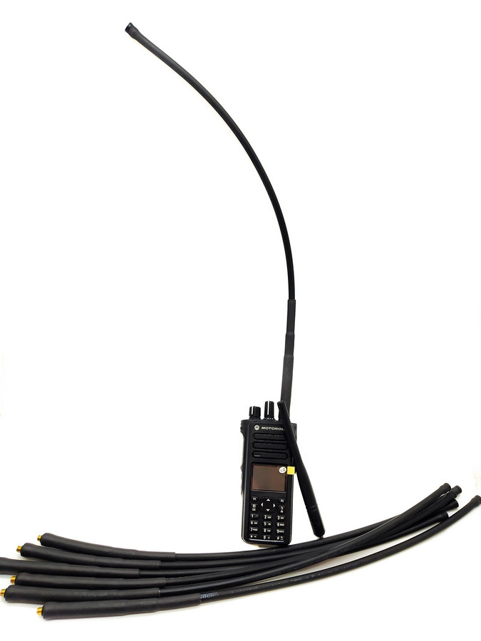 Антенна 3шт. гибкая тактическая 49см для рации Motorola (DP4800/DP4400/DP4600) - фото 4 - id-p1951074496