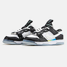 Чоловічі кросівки Nike Air Dunk Jumbo Unlock Your Space Panda Black White FJ7067-114, фото 4
