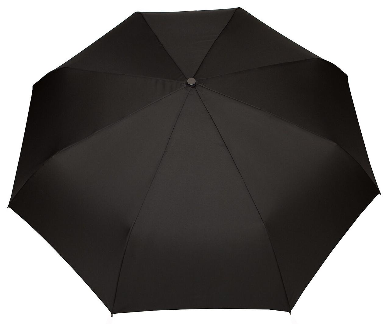 Чоловіча чорна парасолька Parasol MP-340 black, фото 1