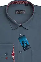 Рубашка мужская Castello Flint-K-415 светло синяя