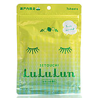 Увлажняющая тканевая маска Лимон LULULUN Premium Face Mask Lemon