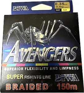 Шнур плетений Diwa Avengers 150м зелений