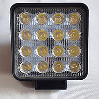 Фары LED WL-107 ближний свет 48W/9-32V/16LEDх3W/3500Lm FL SW