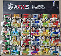 Ароматизатор AXXIS "MIX Wood DUOS" на планшете 24шт (12 ароматов) AX-2139