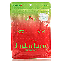 Тканевая маска для увлажнения Клубника Lululun Moisturizing Face Mask Strawberry