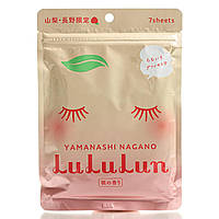 Тканевая маска для цвета лица Персик LULULUN Premium Face Mask Peach