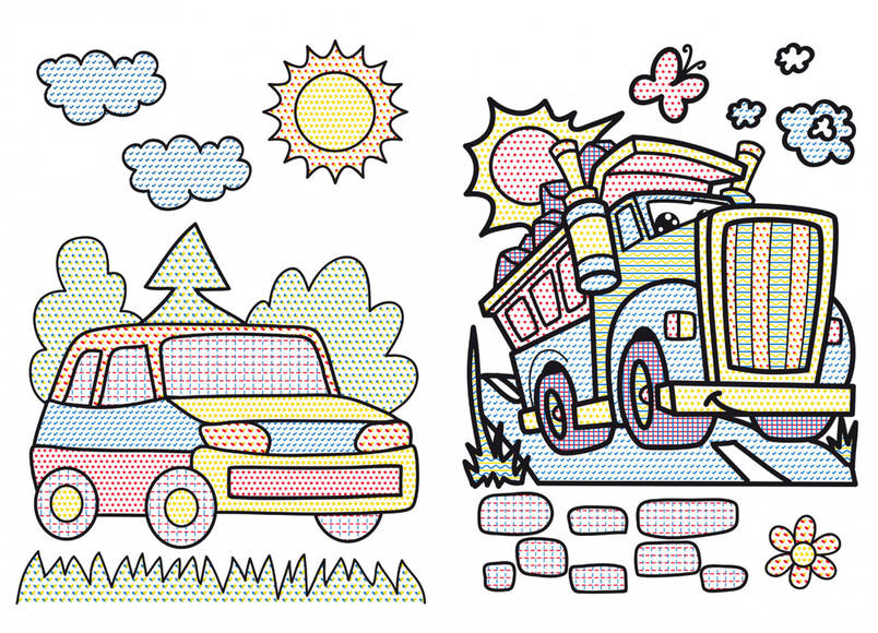 Книжка для дітей "Великі водяні розмальовки+розвивальні завдання. Транспорт" | Кристал Бук, фото 3